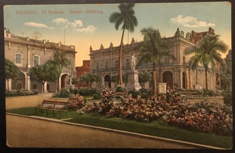 Postcard Unused Senate Building Havana Cuba No 109 LB