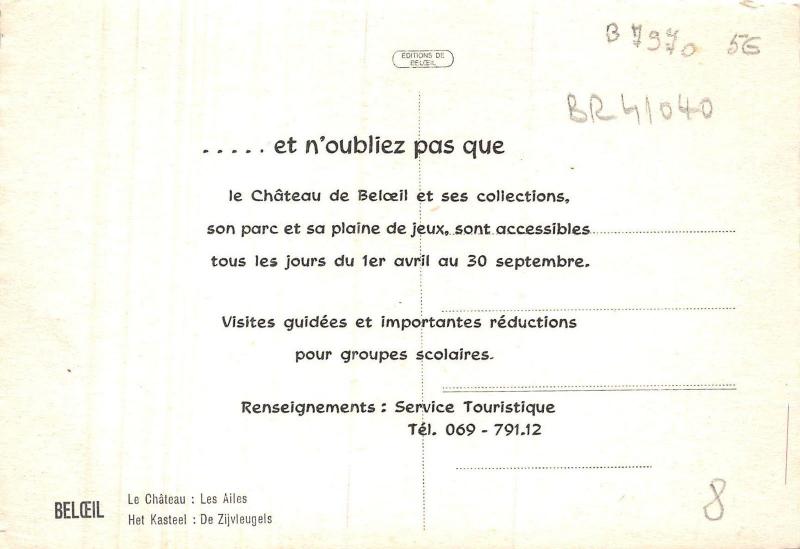 BR41040 Beloeil le chateau les alles    Belgium