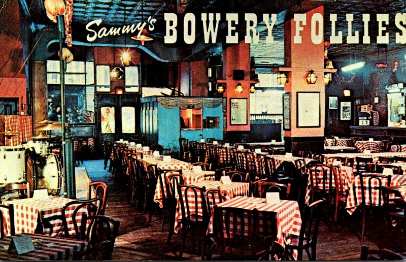 New York City Sammy's Bowery Follies Restaurant