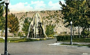 Vintage Teepee Fountain, Big Horn Hot Springs, Thermopolis, WY P111