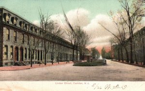 Vintage Postcard 1906 Linden Street Roadway Camden New Jersey Central News Co.
