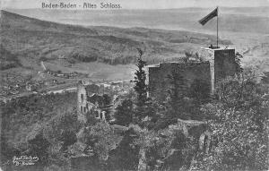 B98402 baden baden altes schloss germany