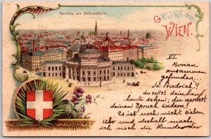 Panorama Vom Rathhausthurm Dresden Germany Posted Postcard