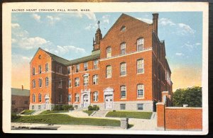 Vintage Postcard 1915-1930 Sacred Heart Convent Fall River Massachusetts