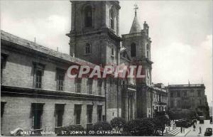  Vintage Postcard Malted St John Co Cathedral Valletta