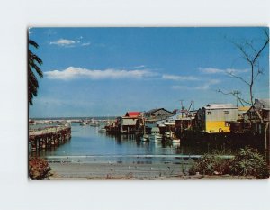 Postcard Fishermans Wharf Monterey California USA
