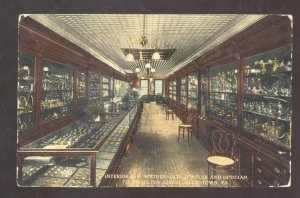 ALLENTOWN PENNSYLVANIA PA WEATHERHOLD JEEWLRY STORE OPTICAL VINTAGE POSTCARD