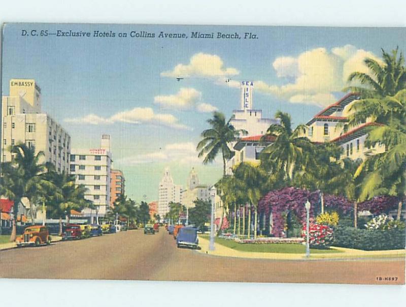 Linen STREET SCENE Miami Beach Florida FL W1919