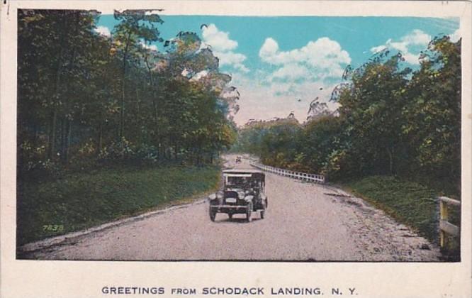 New York Greetings From Schodack Landing