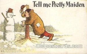 Snowman Unused crease left top corner, roundness on corners from wear