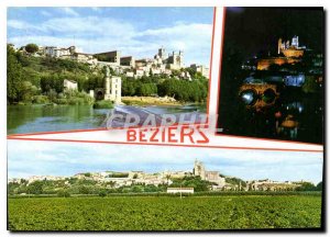 Postcard Modern Capital Vineyard Languedoc Beziers Cathedrale St Nazaire and ...