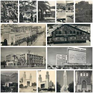 Lot of 14 photo postcards Morocco cities & towns scenes and types 1950s