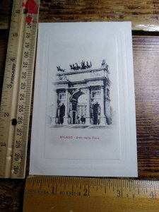 Postcard - Arco della Pace - Milan, Italy