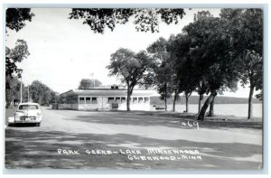 c1940's Park Scene Lake Minnewaska Glenwood Minnesota MN RPPC Photo Postcard