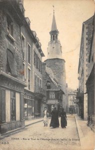 br107487 dinan rue et tour de l horloge  france