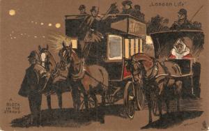 T.Ivester Lloyd. Horses. A block in the StrandTuck London Life Ser. PC #1364