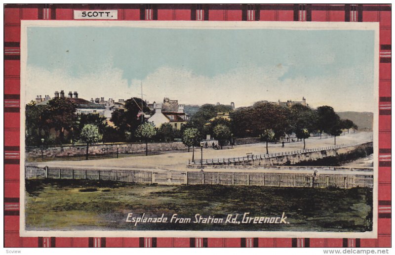 GREENOCK , Renfrewshire, Scotland, 00-10s ; Esplanade from Station Road