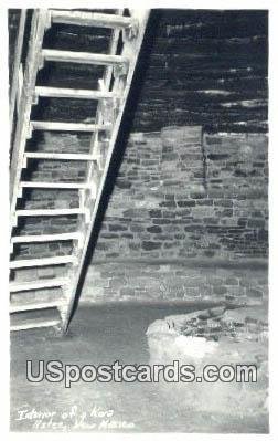 Interior of a Kiva in Aztec, New Mexico