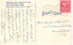 US    PC1493    LARGE LETTER VERMONT