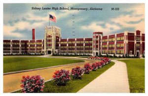 Postcard SCHOOL SCENE Montgomery Alabama AL AQ6318