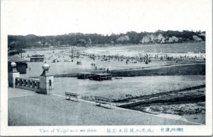 Postcard Japan Kanagawa - View of Yuigahama sea shore