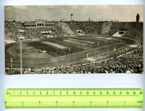 203738 GERMANY LEIPZIG Stadium old postcard