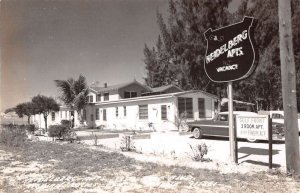 Indian Rocks Beach Florida Heidelberg Apartments Real Photo Postcard AA20170