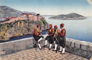 BR57235 Dubrovnik raguse avec l ile lacroma folklore costume   Croatia