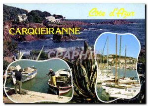 Postcard Modern Carqueiranne view of the marina Pecheurs