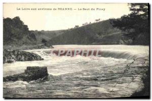 Old Postcard Loire to Roanne Around The jump of Piney