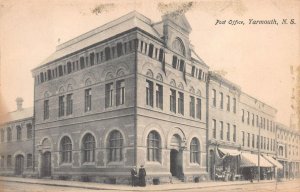 POST OFFICE YARMOUTH NOVA SCOTIA CANADA POSTCARD (c. 1910)