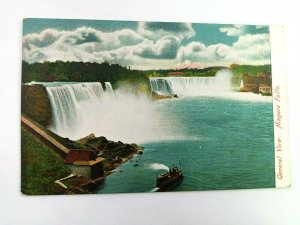 Vintage Postcard General View of Waterfalls Niagara Falls NY Dahi-Millikan Groc