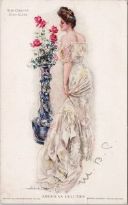 Howard Chandler Christy American Beauties Elegant Woman Postcard H49 *as is