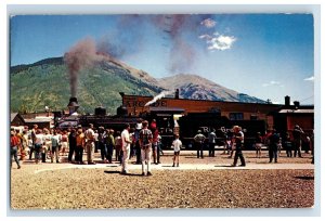 Vintage Silverton Durango Narrow Gage Railroad. Postcard P90E