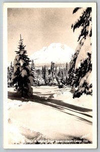 RPPC Oregon Postcard - Mt. Hood From Government Camp