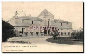 Postcard Old Margaux Chateau Du Tertre