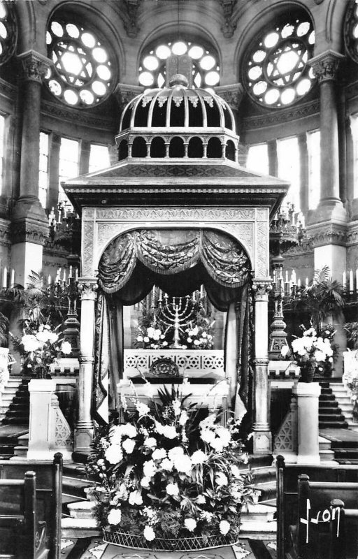 Paris France Grande Synagogue La Khoupa Real Photo Postcard JG236940