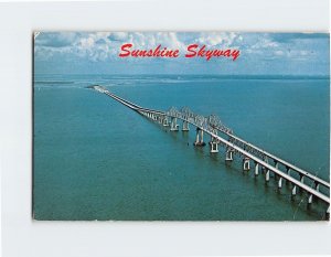 Postcard Sunshine Skyway St. Petersburg Florida USA