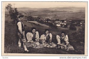 RP, Children Wearing Typical Clothes, Chodsko, Czech Republic, 1920-1940s