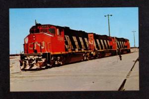 Canadian National Railroad Train MONTREAL QUEBEC Postcard Carte Postale