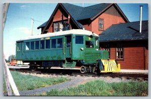 Vintage Railroad Train Locomotive Postcard - City of Winnipeg Hydro Railway