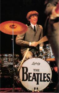 Ringo Starr in Concert in the 1960s The Beatles Modern Postcard
