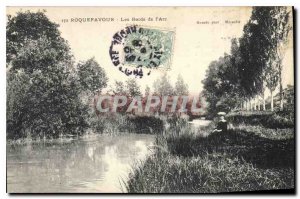 Old Postcard Roquefavour The Arc Edges