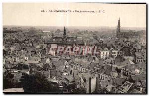 Old Postcard Valenciennes Panoramic view