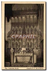 Old Postcard Mas Cabardes (Aude) Chapel N D of Barthe