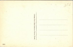 Bornholm Interior Osterlar Rundkirke WB Postcard VTG UNP Unused Vintage 