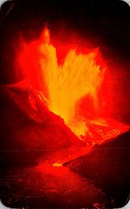 Hawaii Kilauea Iki Lava Fountain 1967