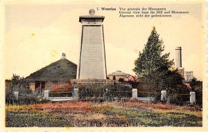 Vue General des Monuments Waterloo Belgium Unused 