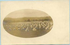 Military - Tent Encampment    *RPPC