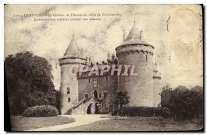 Old Postcard Chateau Combourg and Chateaubriand